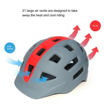 МТБ Велосипеди шлем Capacete De Мото, цельнолитый каска за електрически скутер, състезателни шапки Capacete Ciclismo, колоездене, шапки Изображение